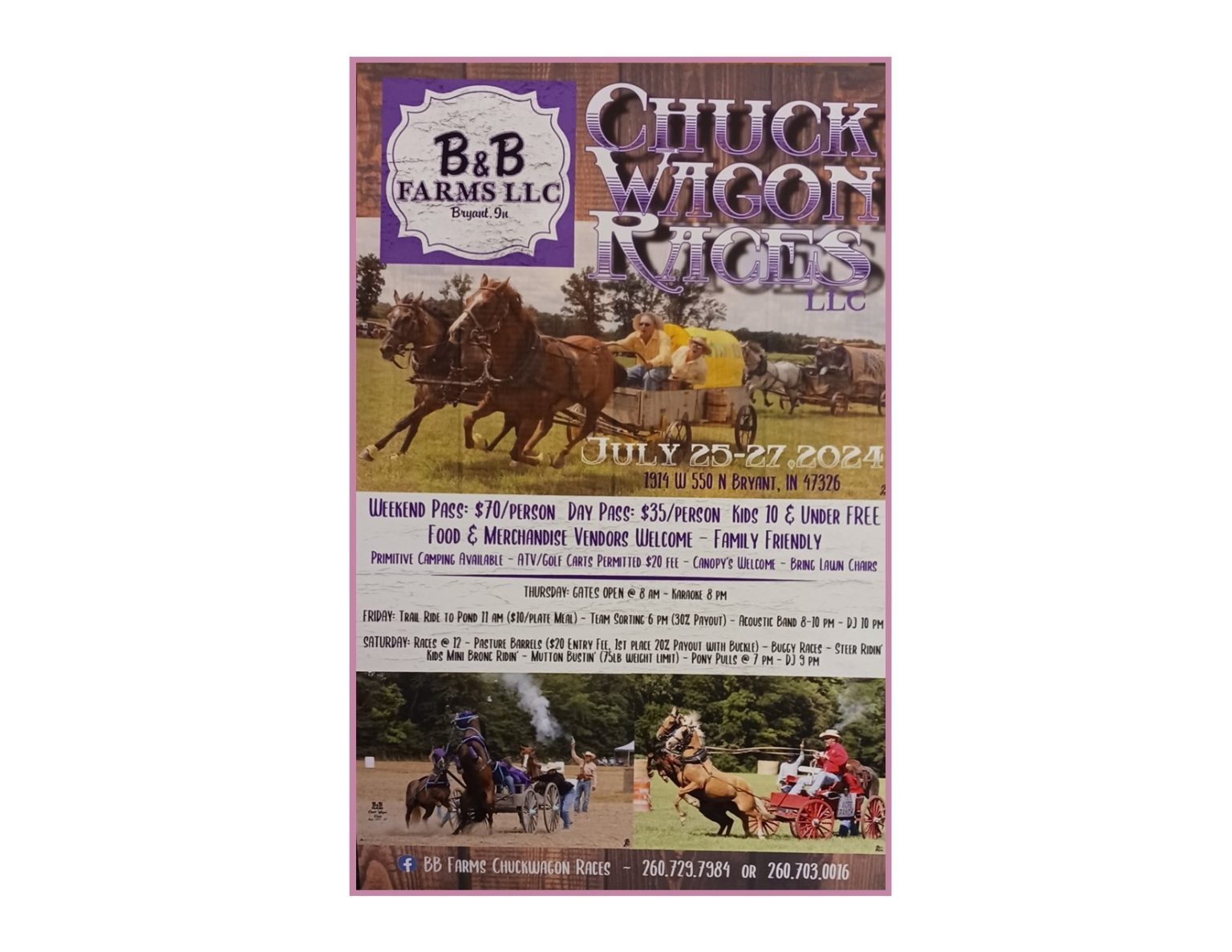 Chuck Wagon Races – Visit Jay County